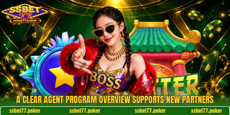 A clear agent program overview supports new partners A clear agent program overview supports new partners