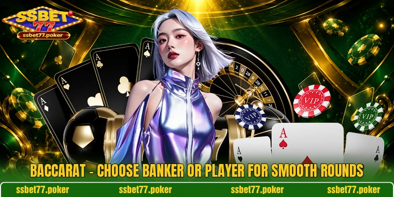 Baccarat - Choose Banker Or Player For Smooth Rounds