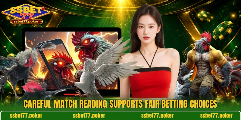 Careful match reading supports fair betting choices Careful match reading supports fair betting choices