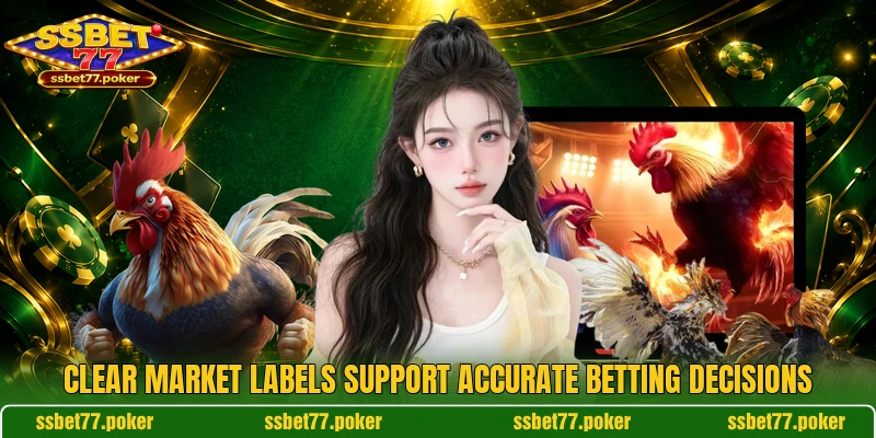 Clear market labels support accurate betting decisions Clear market labels support accurate betting decisions
