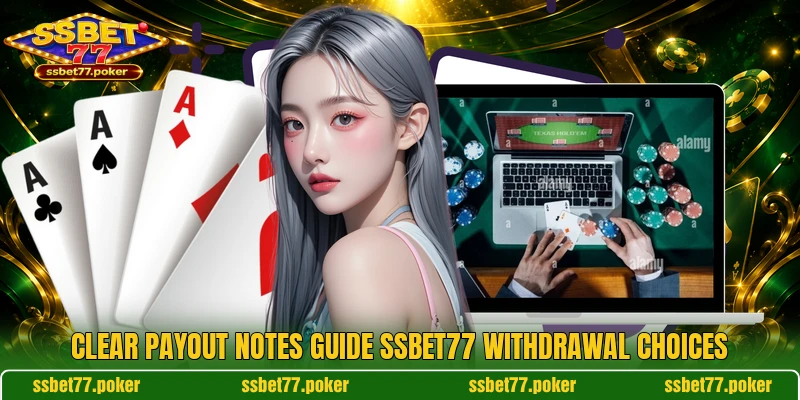 Clear payout notes guide SSBET77 withdrawal choices Clear payout notes guide SSBET77 withdrawal choices