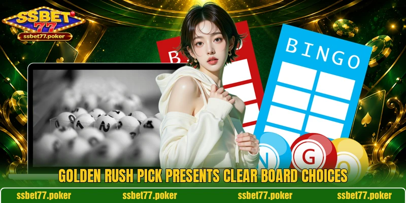 Golden Rush Pick presents clear board choices