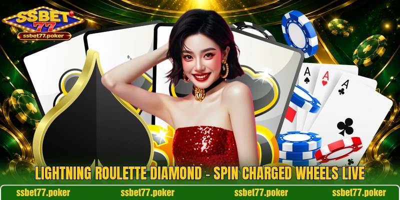 Lightning Roulette Diamond - Spin Charged Wheels Live