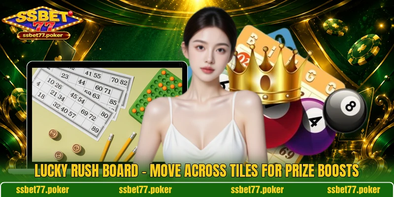 Lucky Rush Board - Move Across Tiles For Prize Boosts