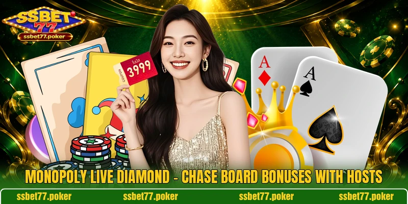 Monopoly Live Diamond - Chase Board Bonuses With Hosts
