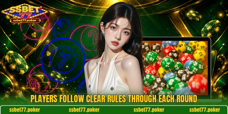 Players follow clear rules through each round Players follow clear rules through each round